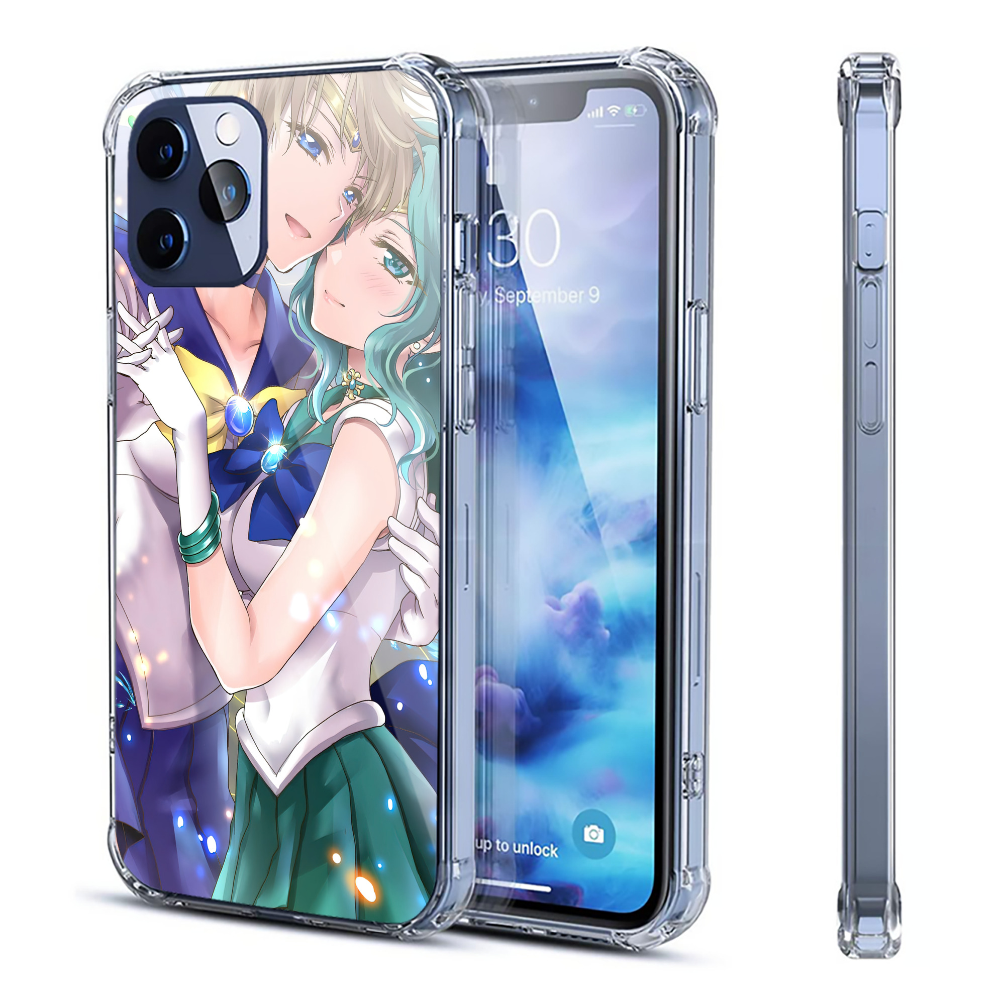 （画像用） 美少女戦士セーラームーン Sailor Moon 【iPhone 12シリーズ対応】透明スマホケース（クリアソフトケース）